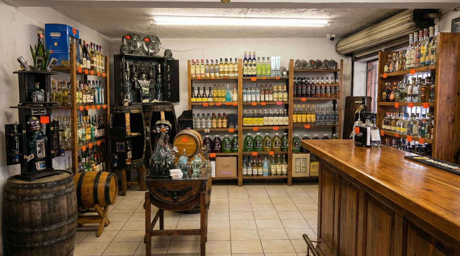 Interior del local Tequilas de mi Tierra
